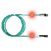 EasyLan LWL-LED-Patchkabel duplex 50/125µm OM3, LC/LC, türkis, 7,5 m