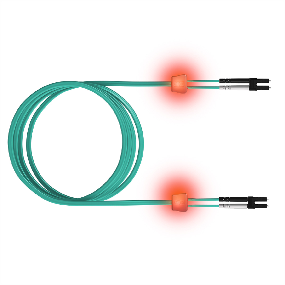 EasyLan LWL-LED-Patchkabel duplex 50/125µm OM3, LC/LC, türkis, 7,5 m-Beschreibung lesen
