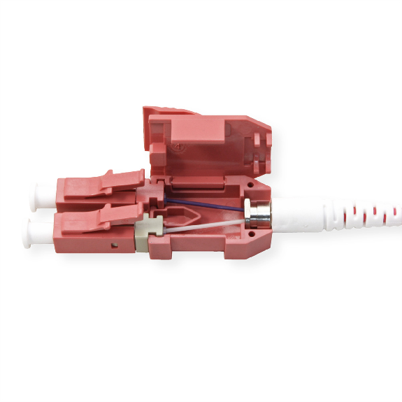 ROLINE LWL-Kabel duplex 50/125µm OM4, LC/LC, UNIBOOT, violett, 2 m-Beschreibung lesen