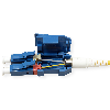 ROLINE LWL-Kabel duplex 9/125µm OS2, LC/LC, UNIBOOT, gelb, 2 m