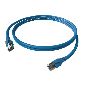 EasyLan FlexBoot Patchkabel Kat.6A, S/FTP, blau, 10 m-Beschreibung lesen