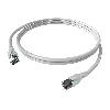 EasyLan FlexBoot Cordon Cat.6A, S/FTP, blanc, 0,5 m