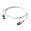 EasyLan DualBoot PushPull IP20 Patchkabel, Kat.6A (Class EA), S/FTP, weiß, 2 m