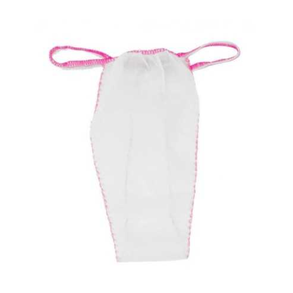 Tanga mini bianco in polipropilene-Leggi tutto