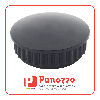 TAPPO TONDO CROMATO NERO 35X1,5mm. - Prezzo multiplo di 20 pz.