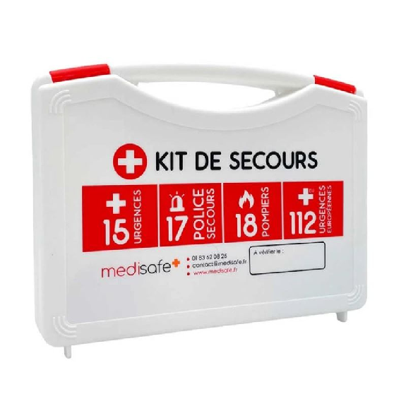Valise de secours 4 personnes - blanche-Leer más