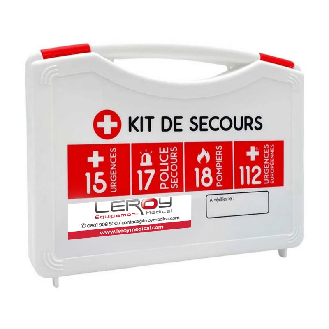 Valise de secours complète 8 personnes - blanche-Lire la description