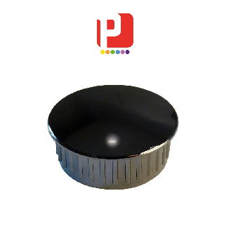 TAPPO TONDO CROMATO NERO 30X1,2mm. - Prezzo multiplo di 25 pz.-Leggi tutto
