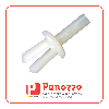 RIVETTO IN PLASTICA A PRESSIONE 3,3X0,5-3,5mm. Prezzo multiplo di 100 pz. - Naturale