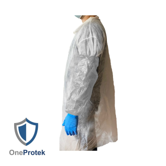 OneProtek - Manchettes de protection - Sachet de 100 pieces - 18µ Transparent-Leggi tutto