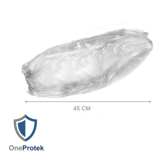 OneProtek - Manchettes de protection - Sachet de 100 pieces - 18µ Transparent-Leggi tutto