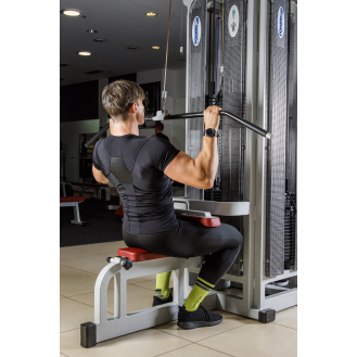 Relaxsan Posture 4070-RP (Noir S) Tee Shirt Correcteur de Posture Homme, Maintien Dos, Respirant-Lire la description