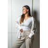 Relaxsan Posture 6070-RP (Blanc L) Tee Shirt Correcteur de Posture Femme, Maintien Dos, Respirant