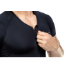 Relaxsan Posture 4070-RP (Schwarz XL) Haltungskorrektur Rücken Herren T-Shirt, Posture Corrector, Haltungstrainer, Atmungsaktiv