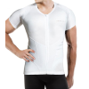 Relaxsan Posture 4070-RP (Weiß L) Haltungskorrektur Rücken Herren T-Shirt, Posture Corrector, Haltungstrainer, Atmungsaktiv