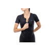 Relaxsan Posture 6070-RP (Schwarz L) Haltungskorrektur Rücken Damen T-Shirt, Posture Corrector, Haltungstrainer, Atmungsaktiv