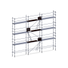 Echafaudage façadier 80 m² lisses planchers