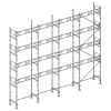 Échafaudage façadier 130 m² gardes corps AG130