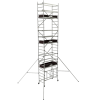 Échafaudage roulant en aluminium 7,60m