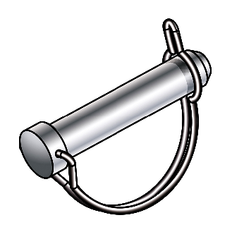 Goupille fixe - rapide M12x60mm-Lire la description