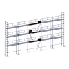 Echafaudage ES49 maçon 128 m² Garde-corps complet