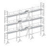 Echafaudage 49 de maçon 80 m² Top10x8c