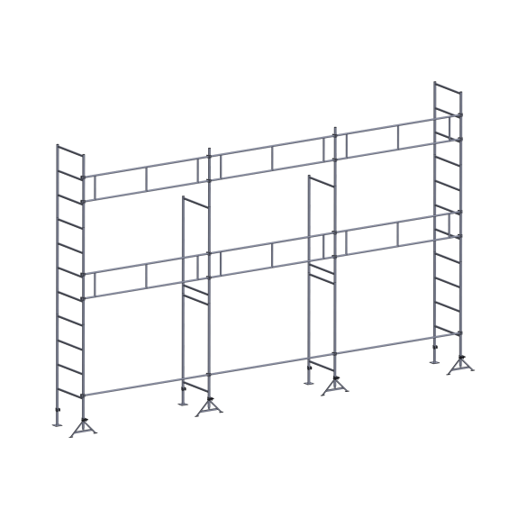 Échafaudage ES49 maçon 60 m² structure Garde-corps Échafaudage ES49 maçon 60 m² structure Garde-corps-Lire la description