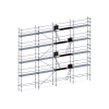 Echafaudage façadier 130 m² lisses planchers