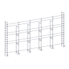 Échafaudage ES49 maçon 128 m² Lisses structure