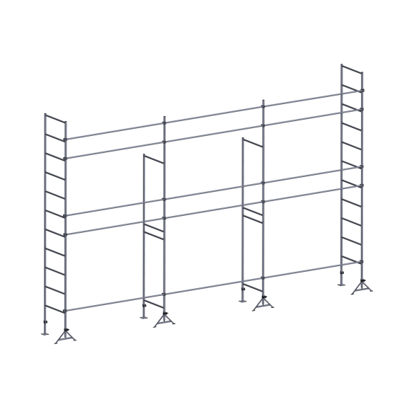 Échafaudage ES49 maçon 60 m² structure Lisses Échafaudage ES49 maçon 60 m² structure Lisses-Lire la description