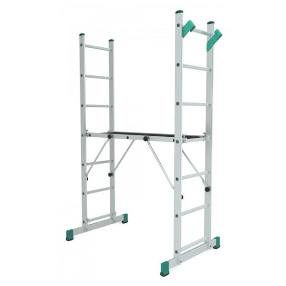 Plate-forme de travail transformable et adaptable aux escaliers Plate-forme de travail transformable et adaptable aux escaliers-Lire la description