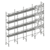 Echafaudage façadier 130 m² gardes corps planchers AGP130