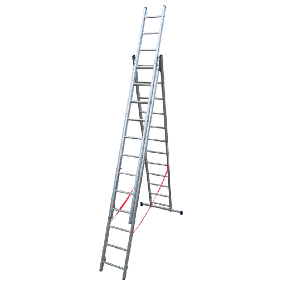 Échelle universelle 3 plans adaptable aux escaliers 3 x 12 marches Échelle universelle 3 plans adaptable aux escaliers 3 x 12 marches-Lire la description