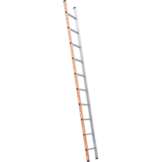 Échelle simple droite 18 marches en aluminium-Lire la description