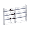 Echafaudage ES49 maçon 104 m² Lisses complet