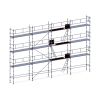 Echafaudage façadier 104 m² garde-corps planchers