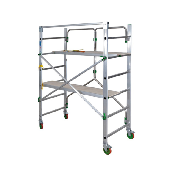 Échafaudage professionnel pliable en aluminium-Lire la description