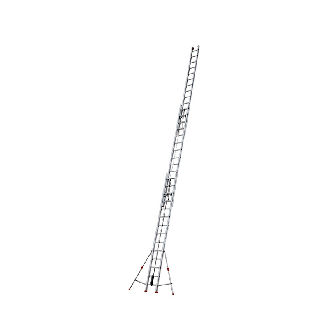 Échelle Extensible 3 plans avec corde 3 x 14 marches-Lire la description