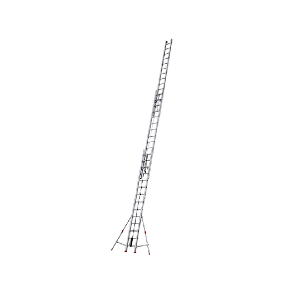 Échelle extensible 3 plans avec corde-Lire la description