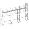 Échafaudage de maçon 60 m²