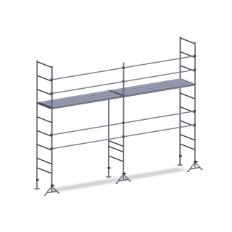 Échafaudage ES49 maçon 35 m² Lisses 1 niveau plancher-Lire la description