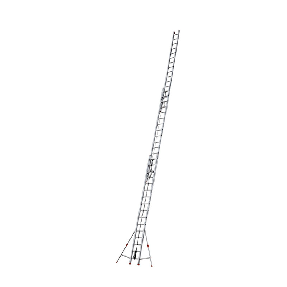Échelle extensible 3 plans avec corde-Lire la description