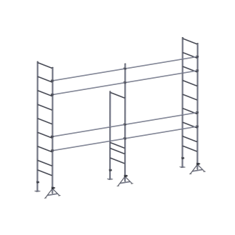 Échafaudage ES49 maçon 35 m² structure Lisses-Lire la description
