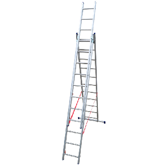 Échelle transformable 3 plans adaptable aux escaliers-Lire la description