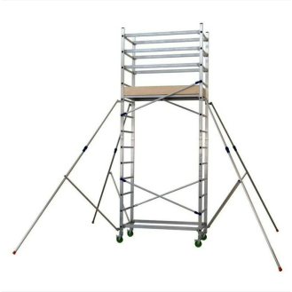 Échafaudage roulant aluminium Supremalu 4m80-Lire la description