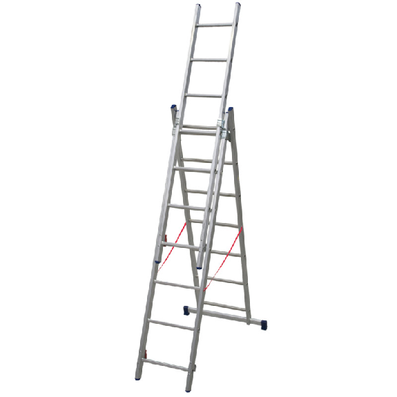 Échelle universelle 3 plans adaptable aux escaliers 3 x 7 marches Échelle universelle 3 plans adaptable aux escaliers 3 x 7 marches-Lire la description