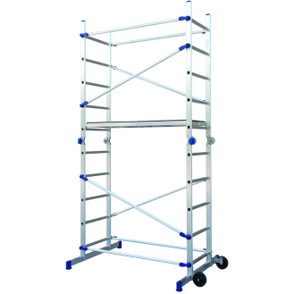 Échafaudage multifonction en aluminium-Lire la description