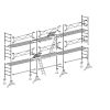Échafaudage maçon 60 m²
