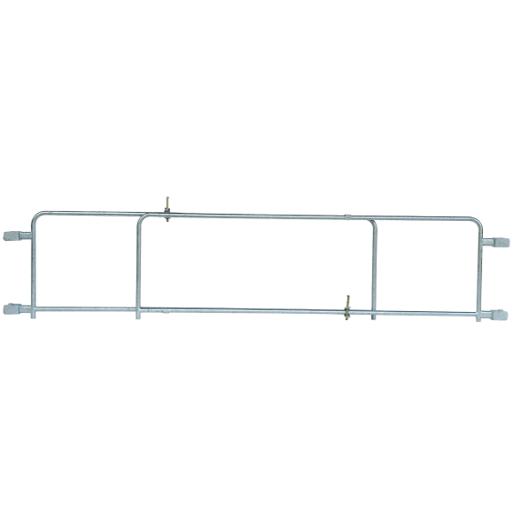 Garde-corps monobloc haut 0.50m - sans plinthe - réglable-Lire la description