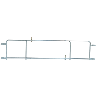 Garde-corps monobloc haut 0.50m - sans plinthe - réglable-Lire la description